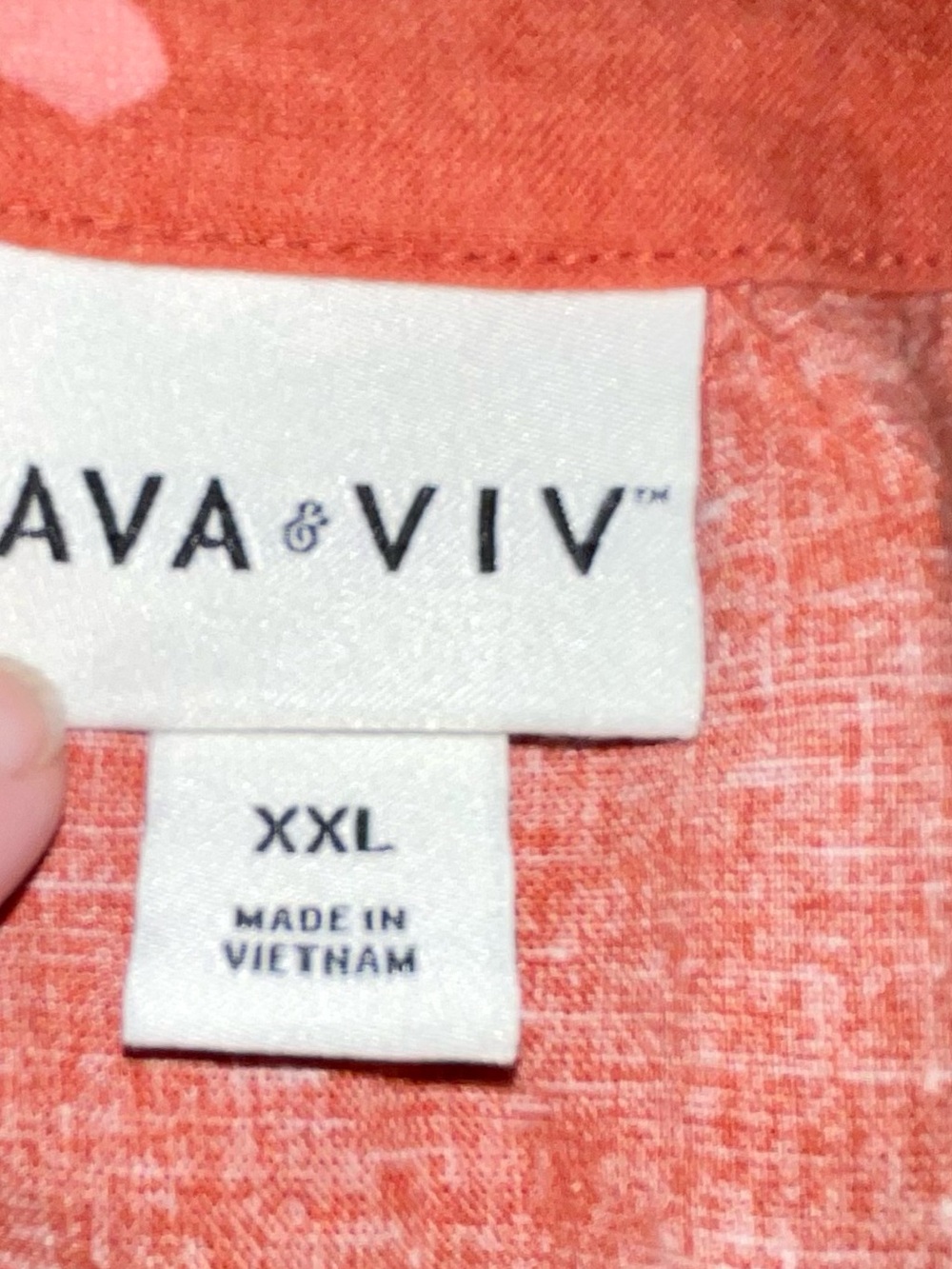 Ava & Viv Coral Reef Print Maxi Dress XXL Faux Wrap Bishop Sleeves Side Slit - Picture 9 of 11